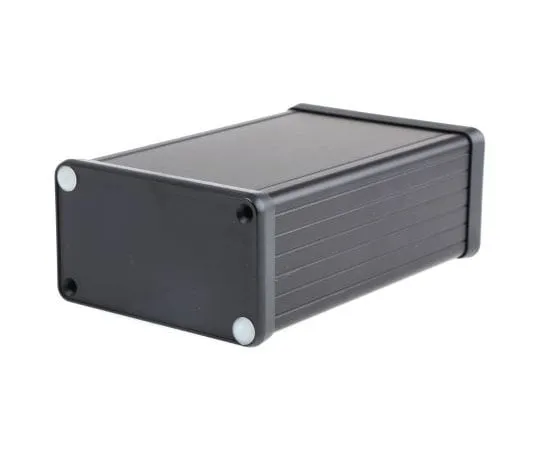63-7961-77　Hammond 1455, Aluminium Enclosure, 120 x 78 x 43mm　1455K1202BK