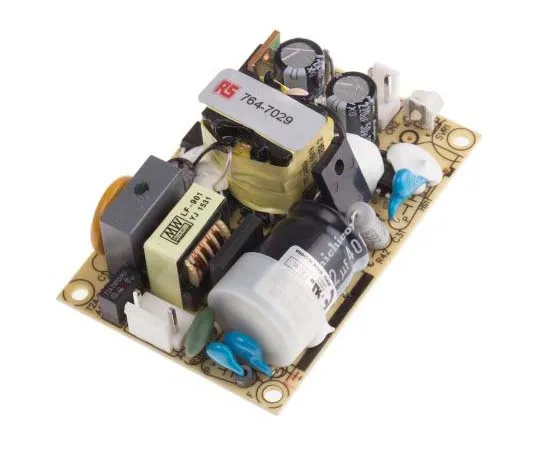 63-7819-28　Mean Well 36W 1 Output Embedded Switch Mode Power Supply SMPS, 1A, 36V dc Open Frame　EPS-35-36