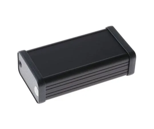 63-8023-55　Hammond 1455, Aluminium Enclosure, 80 x 42.5 x 25.15mm　1455D802BK