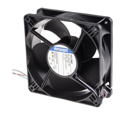 63-8031-20　ebm-papst 4400 Series Axial Fan, 119 x 119 x 38mm, 285m³/h, 12W, 24 V dc　4414/2HHP