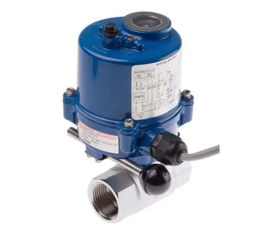 63-7811-63　RS Ball Brass Ball Valve with Electric Actuator, 1 in BSP　760-5687