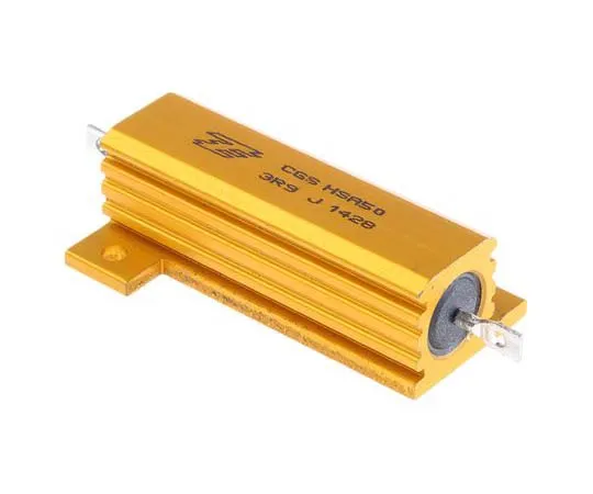 63-7758-55　TE Connectivity HSA50 Series Aluminium Ho***d Solder Lug Wire Wound Panel Mount Resistor, 3.9Ω ±5% 50W　HSA503R9J