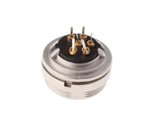 63-7784-49　Lumberg KGR Series, 6 Pole Din Socket Socket, DIN EN 60529, 5A, 250 V ac IP40　KGR 60