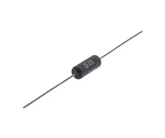 63-7983-23　Vishay 10Ω 2W Fixed Resistor ±1% ±25ppm/°C　RLP0210R00FS14