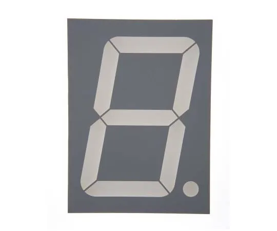 63-7755-09　SC40-19SURKWA Kingbright 7-Segment LED Display, CC Red 250 mcd RH DP 101mm　SC40-19SURKWA