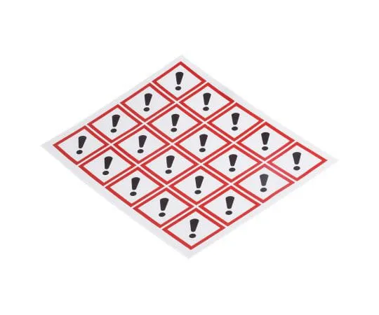 63-8024-59　RS PRO 20 x Irritant Label, Black, Red, White Self-Adhesive Gloss Polymeric Vinyl　818-7723