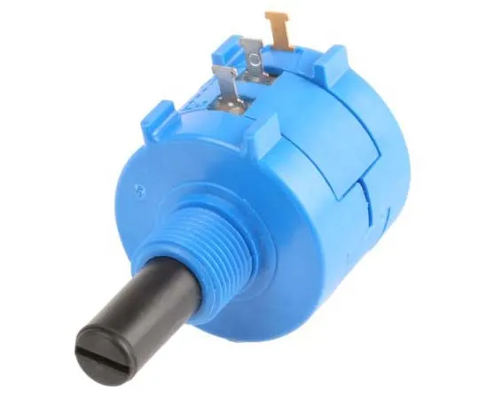 63-7778-05　Bourns 1 Gang 10 Turn Rotary Wirewound Potentiometer with a 6.35 mm Dia. Shaft, 2kΩ, ±5%, 2W, Linear 3590S-1-202L　3590S-1-202L