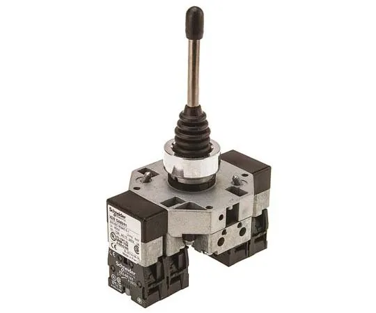 63-7796-47　Schneider Electric, Harmony XD2 Chrome Joystick Push Button, SPST-2NO, 22.3mm Spring Return Screw　XD2GA8241