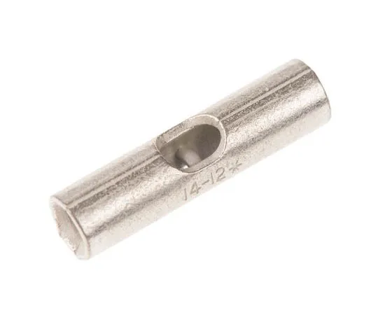 63-7993-63　TE Connectivity Solistrand Butt Wire Splice Connector, Tin Plated 14 → 12 AWG　321280