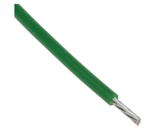 63-8038-18　RS PRO PTFE Equipment Wire 0.22 mm² CSA, Green 100m Reel　841-7374