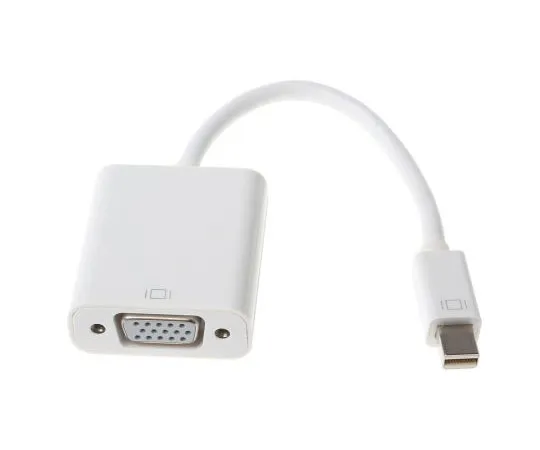63-7985-88　Roline 100mm Mini Display Port Male to Female VGA White KVM Mixed Cable Assembly　12.03.3125-10