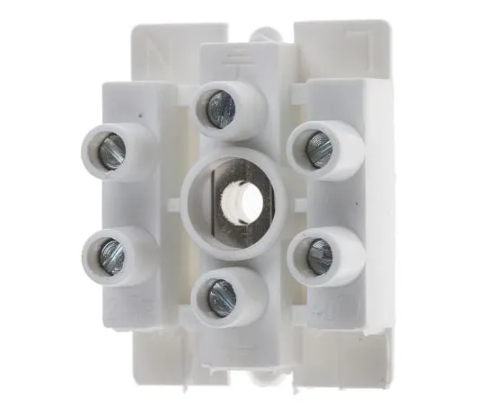 63-8047-80　RS Pro Non-F***d Terminal Block, 3 Way/Pole, Screw Terminals, 2.5 mm² Panel Mount, Polyamide, 400 V　868-0777
