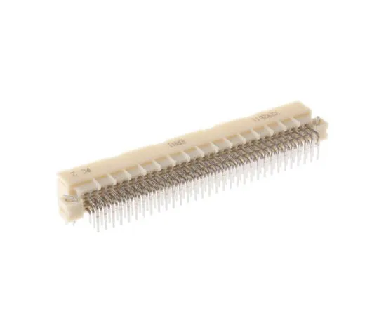 63-7958-09　ERNI ERNIPRESS Series 96 Way 2.54mm Pitch, Type C Class C1, C2, 3 Row, Right Angle DIN 41612 Connector, Plug　374546