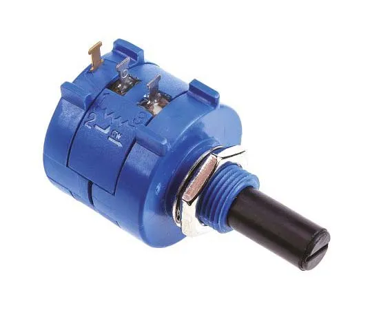 63-7778-11　Bourns 1 Gang 10 Turn Rotary Wirewound Potentiometer with a 6.35 mm Dia. Shaft, 5kΩ, ±5%, 2W, Linear 3590S-1-502L　3590S-1-502L
