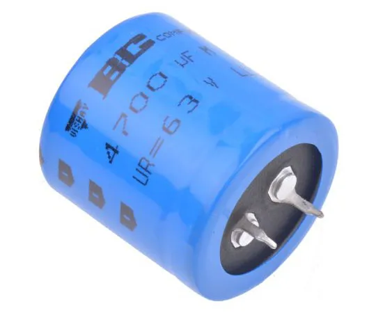 63-8054-17　Vishay 4700μF 63V dc Aluminium Electrolytic Capacitor, Through Hole 30 (Dia.) x 32mm +105°C 30mm 10mm　MAL209018472E3