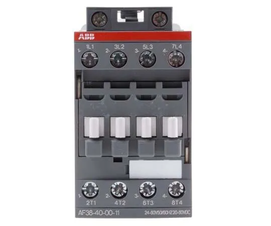 63-7819-73　ABB 4 Pole Contactor, 55 A, 24 V ac/dc Coil, AF Range, 4NO, 18.5 kW　1SBL297201R1100  AF38-40-00-11