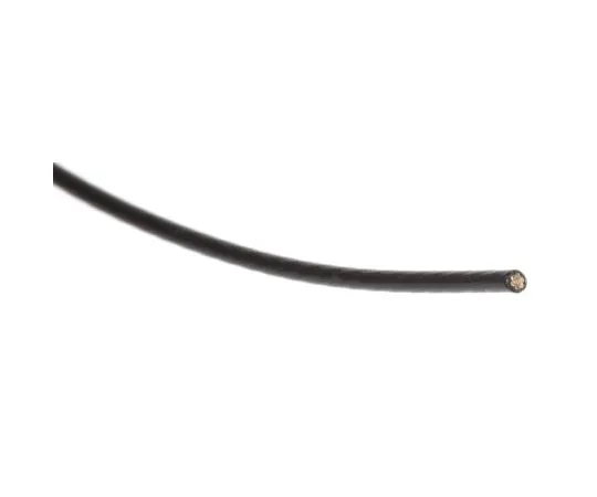 63-8037-98　RS PRO PTFE Equipment Wire 0.22 mm² CSA, Black 100m Reel　841-7223