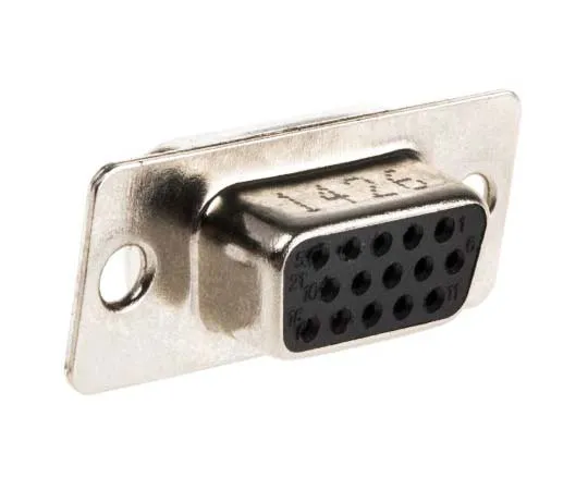 63-7776-76　Amphenol FCI Panel Mount, 15 Pin D-sub Connector Socket, Shell Size E High Density　10090770-S154ALF