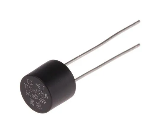 63-7952-74　RS PRO 160mA Radial Non-Resettable Wire Ended F***, 250V　767-5178