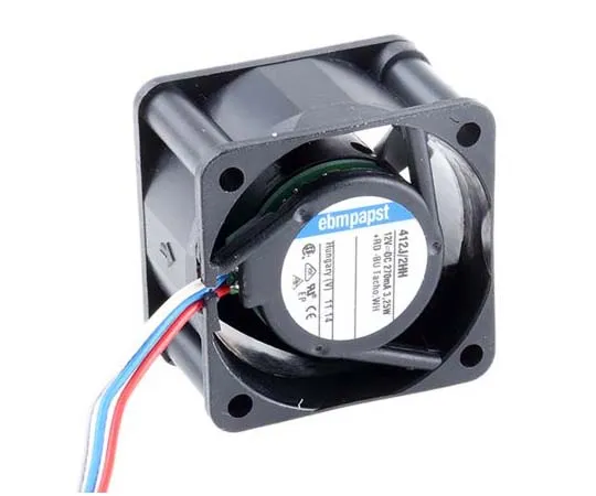 63-7808-32　ebm-papst 400J Series Axial Fan, 40 x 40 x 25mm, 24m³/h, 3.3W, 12 V dc　412J/2HH-RS0
