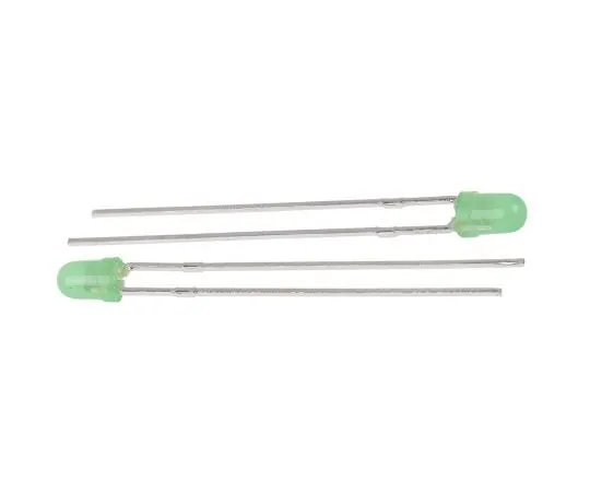 63-8044-90　2.5 V Green LED 3mm Through Hole, Kingbright L-7104LGD　L-7104LGD