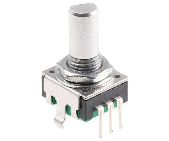 63-7970-93　Bourns 24 Pulse Incremental Mechanical Rotary Encoder with a 6 mm Flat Shaft, Through Hole　PEC11R-4015F-N0024