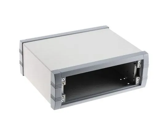 63-7956-10　Aluminium Project Box, Grey, 231.62 x 193.28 x 85.7mm　M5623115