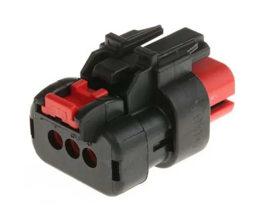 63-7765-68　TE Connectivity AMPSEAL 16 Series, 1 Row 3 Way Cable Mount Socket Housing　776523-1