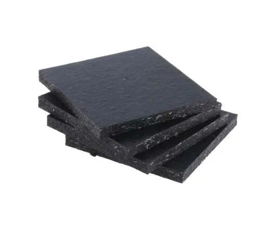 63-7805-83　Fabreeka 100mm Anti Vibration Mat 2311152 8000psi Masticated Rubber 100 x 100mm 10mm Bearing Pad 100mm　2311152