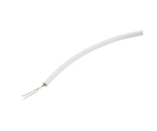 63-8049-57　RS PRO White Hook Up Wire UL11028, 0.33 mm², 600 V 22 AWG, 100m　872-4537