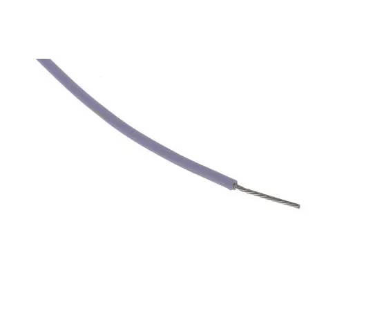 63-8037-89　RS PRO PTFE Equipment Wire 0.08 mm² CSA, Purple 100m Reel　841-7169