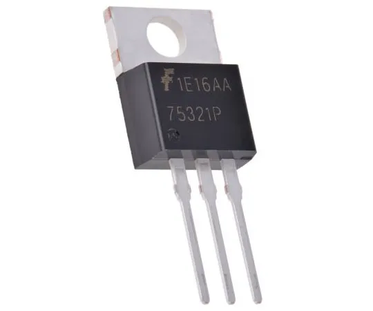 63-8009-91　HUF75321P3 N-Channel MOSFET, 35 A, 55 V UltraFET, 3-Pin TO-220AB ON Semiconductor　HUF75321P3