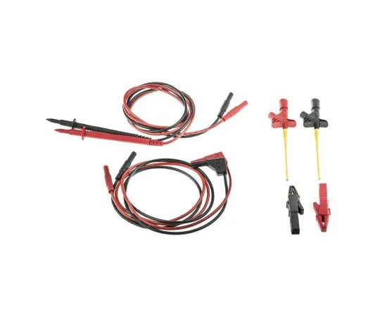 63-7961-19　Hirschmann Test Lead Kit With Alligator Clip AK 2 B Black (932 435-100), Alligator Clip AK 2 B Red (932 435-101), Clamp　972 342 001