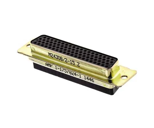 63-7807-59　TE Connectivity AMPLIMITE 90 Series Series Straight Military Crimp D-Sub Connector, Socket, 78 Pin　1757824-5