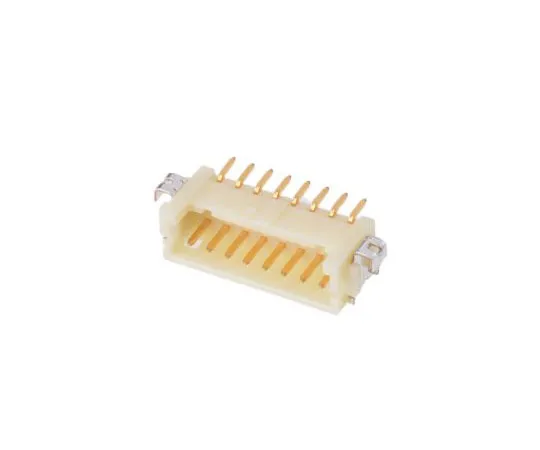 63-7968-59　Hirose DF13, 8 Way, 1 Row, Right Angle PCB Header　DF13A-8P-1.25H(51)