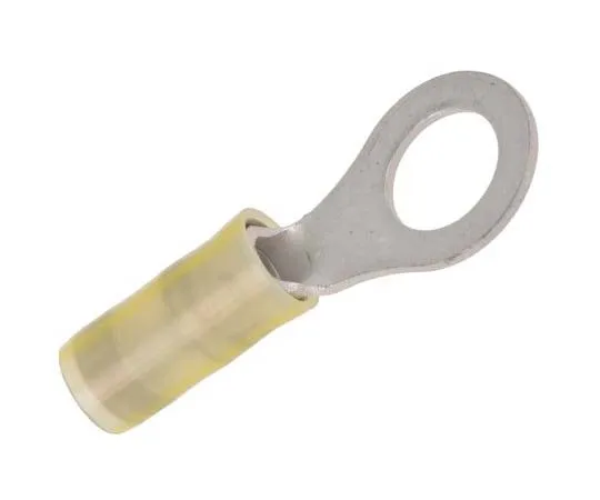 63-7753-27　TE Connectivity PIDG Series Insulated Crimp Ring Terminal, M8 Stud Size, 2.6mm² to 6.6mm² Wire Size, Yellow　2-320576-2