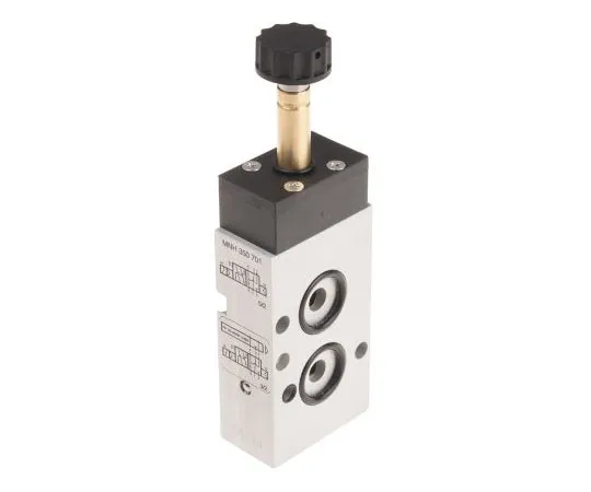 63-7972-10　RS PRO 5/2 Pneumatic Solenoid Valve Solenoid/Spring G 1/4 MNH Series　784-0044