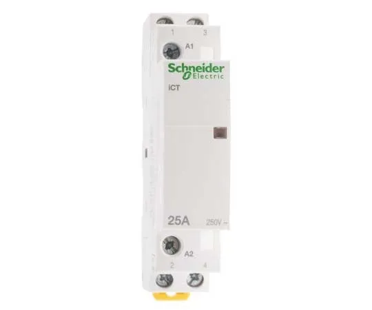 63-7775-88　Schneider Electric 2 Pole Contactor, 25 A, 230 V ac Coil, Acti 9, 2NO　A9C24732