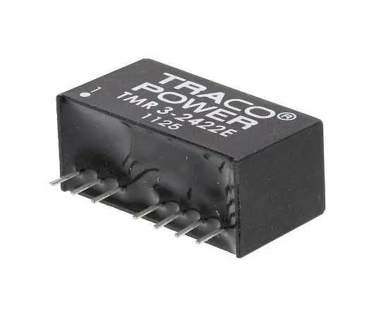 63-7772-90　TRACOPOWER TMR 3E 3W Isolated DC-DC Converter Through Hole, Voltage in 18 → 36 V dc, Voltage out ±12V dc　TMR 3-2422E