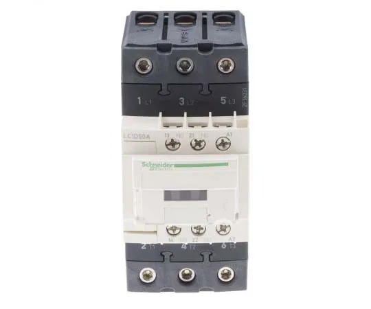 63-7791-83　Schneider Electric 3 Pole Contactor, 50 A, 400 V ac Coil, TeSys D, 3NO　LC1D50AN7