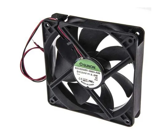 63-7809-45　Sunon EE Series Axial Fan, 120 x 120 x 25mm, 184m³/h, 5W, 24 V dc　EEC0252B1-000U-A99