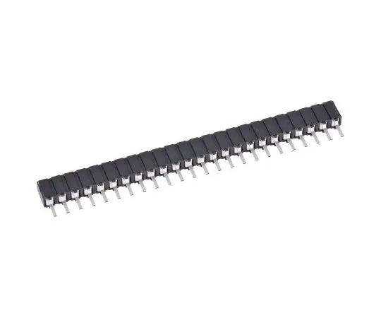 63-7952-56　Samtec CES Series 2.54mm Pitch 24 Way 1 Row Straight PCB Socket, Through Hole, Through Hole Termination　CES-124-01-T-S