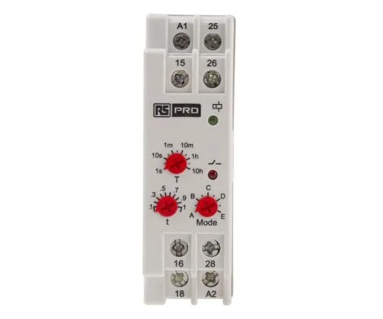 63-8067-30　RS PRO ON Delay Multi Function Timer Relay, Screw, 0.1 s → 10 h, DPDT, 2 Contacts, DPCO, 24 → 240 V ac/dc　896-6848