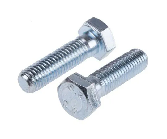 63-8082-36　Bright Zinc Plated Steel Hex Bolt, M14 x 50mm　917-3249