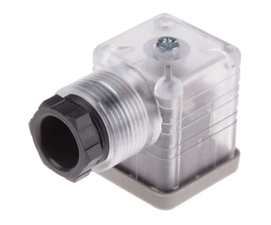 63-8067-11　RS PRO 2P+E DIN 43650 A, Female Solenoid Connector, 240 V ac Voltage　896-2082