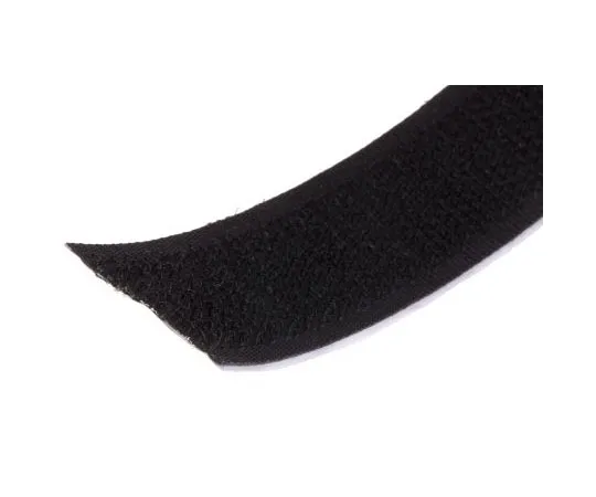 63-8062-09　RS PRO Black Hook Tape, 20mm x 5m　890-4155