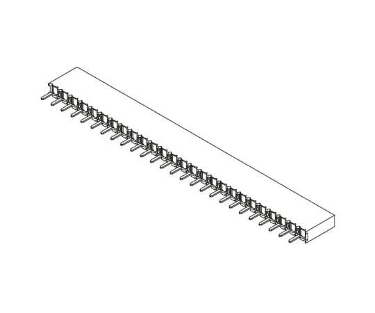 63-8122-90　Samtec BCS Series 2.54mm Pitch 26 Way 1 Row Straight PCB Socket, Through Hole, Solder Termination　BCS-126-L-S-TE