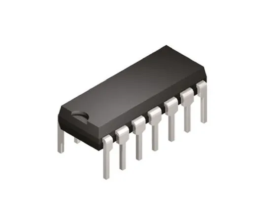 63-8299-80　MCP6284-E/P Microchip, Op Amp, RRIO, 5MHz 1 kHz, 14-Pin PDIP　MCP6284-E/P