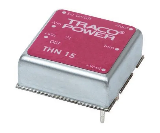 63-8323-86　TRACOPOWER THN 15 15W Isolated DC-DC Converter Through Hole, Voltage in 36 → 75 V dc, Voltage out 5V dc　THN 15-4811