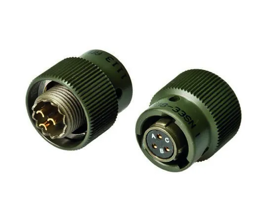 63-8325-72　Amphenol 62GB Series, 4 Way Cable Mount MIL Spec Circular Connector Plug, Socket Contacts,Shell Size 14, Bayonet　62GB-56T14-04SN
